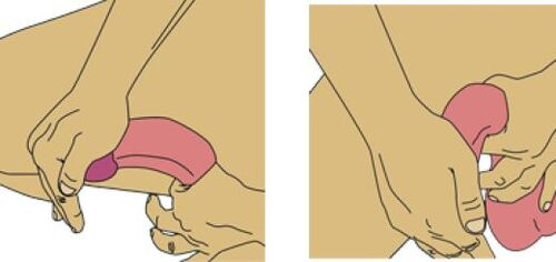 Beugen Sie den Penis, um ihn zu vergrößern