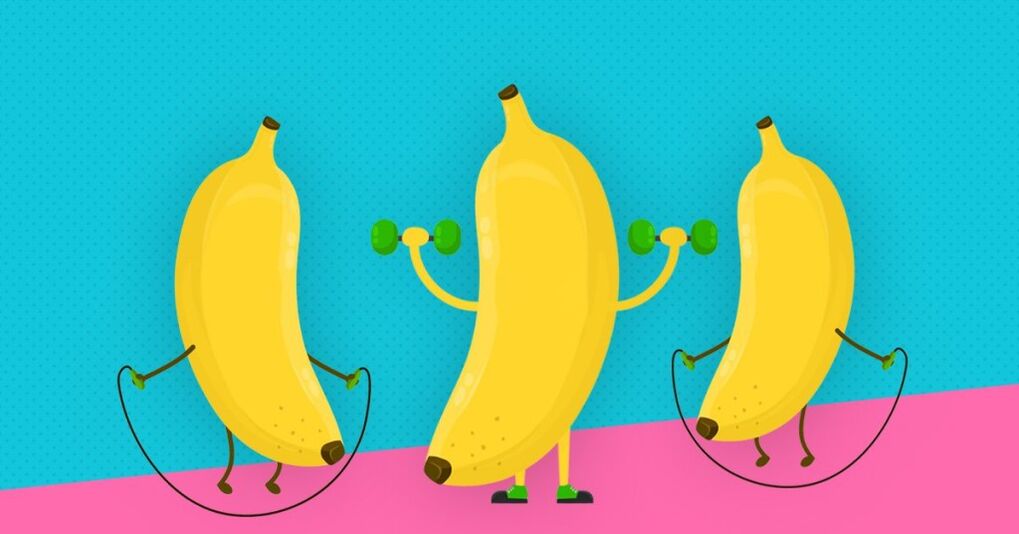 Bananen ahmen die Zunahme der Penisbreite durch Bewegung nach. 